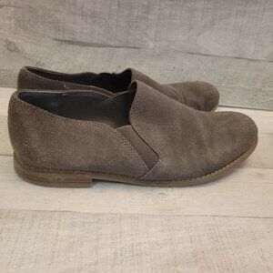 Franco Sarto Gray Suede Loafers Size 10